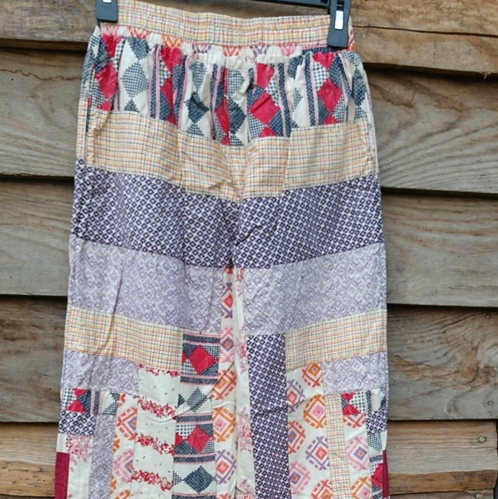๐ Urban Outfitters Kimchi Blue Patchwork Summit TRK Pants Small - Picture 11 of 16
